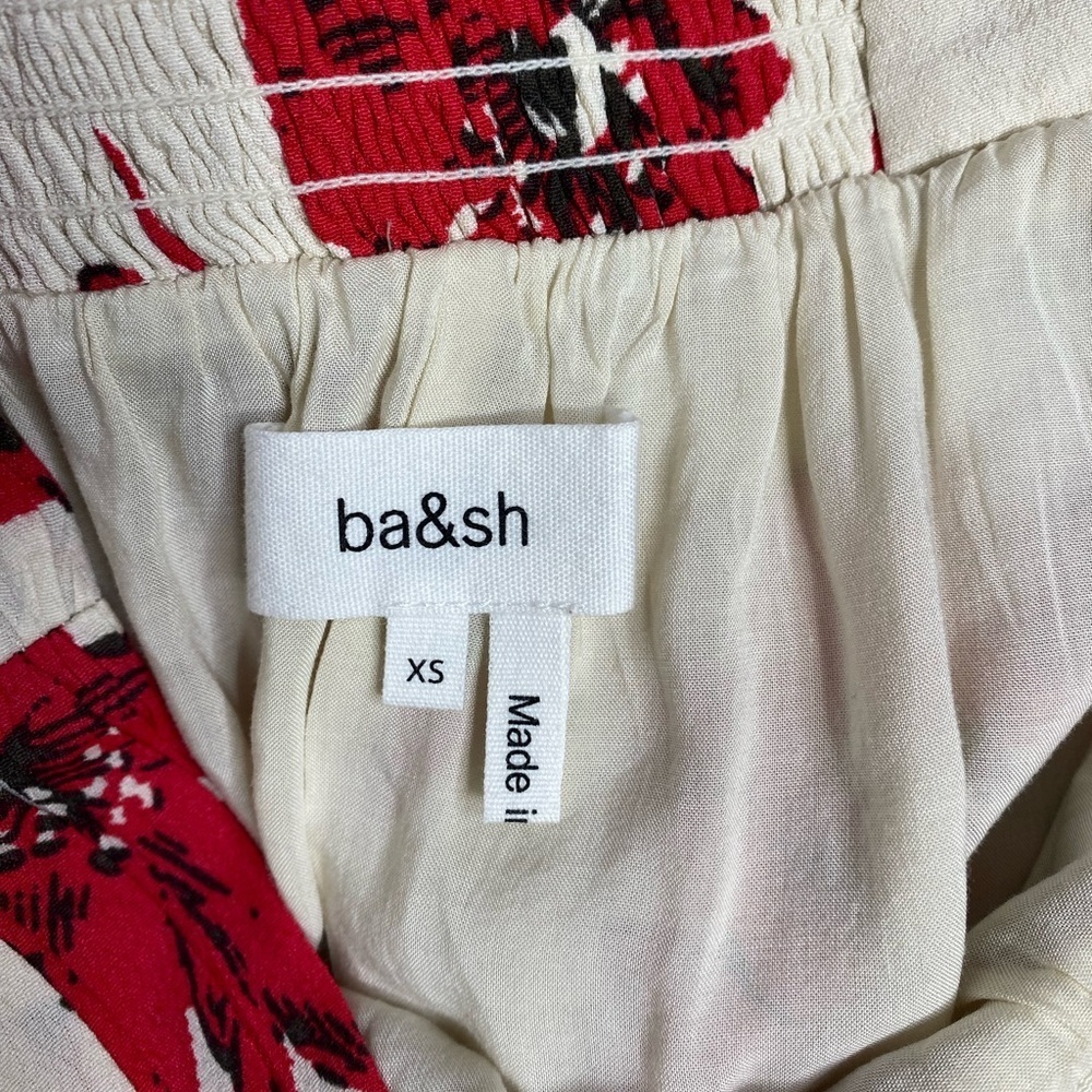 Ba&Sh Kondo Floral Midi Skirt View 4